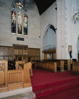Interior. View of chancel from NE