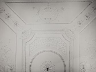 Interior.
Detail of ceiling to drawing room.