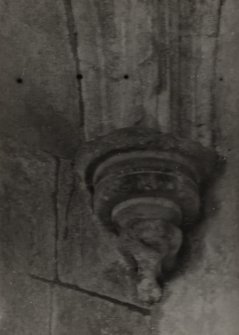 Detail of corbels in chapter house.
