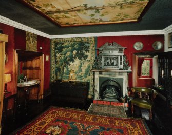 Interior.
View of Laird's bedroom.
