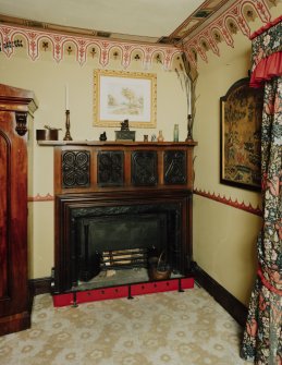 Interior.
Detail of chimney piece in William Bell Scott's bedroom.