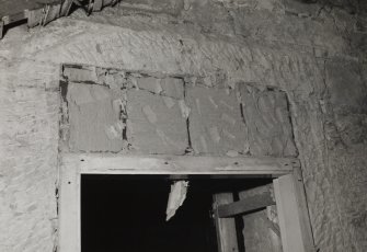 Interior.
Detail of blocked fanlight.