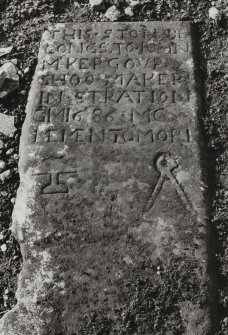 Detail of gravestone.