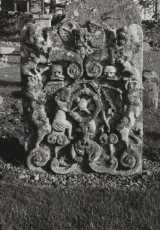 Detail of gravestone.