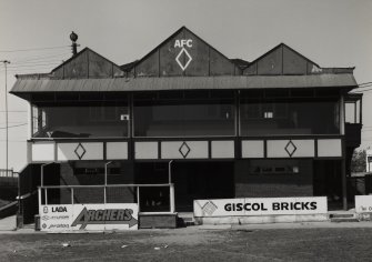 View of pavilion from E.