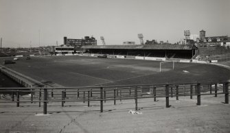 General view from S of football ground.
