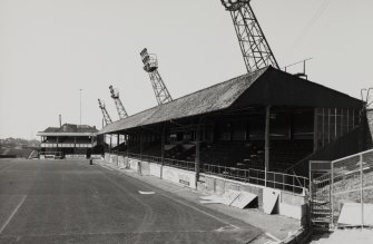 General view from E of covered enclosure.