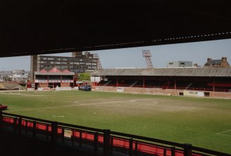 General view from SE of covered enclosure and pavilion.