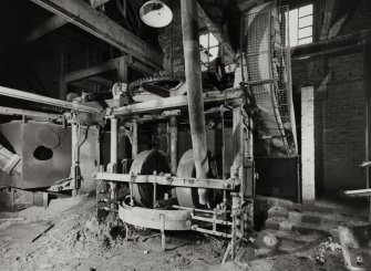 Interior.
View from SW of wet pan-mill.