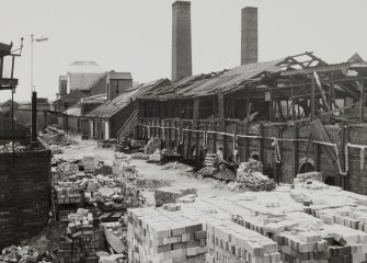 View of kilns from SW.