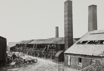 View of kiln and chimney from NE.