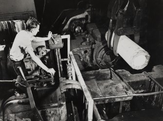 Interior.
View of rotary forge no 1 showing pre-piercer.