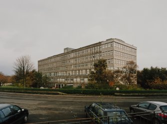 General exterior view of main building from S, Bellshill Maternity Hospital.