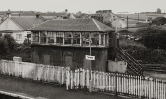 General view of signal box.