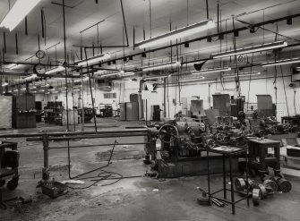 Interior.
View of machine shop from S.