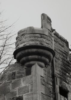 Detail of turret, 1 Castle Terrace.