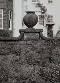 Detail of Urn on terrace wall