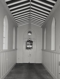 View of entrance porch from West