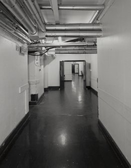 View of basement  East West corridor
