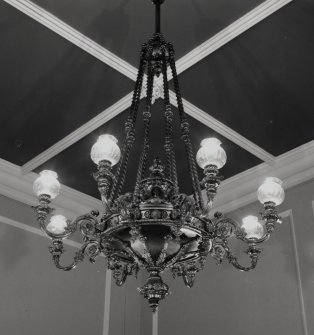 Business room, detail of light fitting