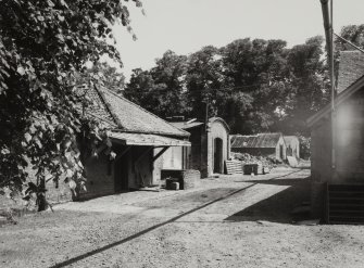 View from W of  N steading block.