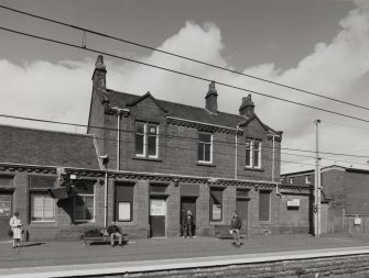 View of station house from S