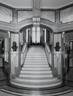 Interior. Ground floor. Foyer. Main stair.