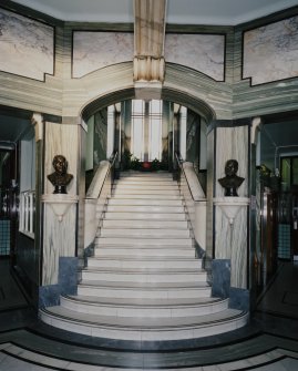 Interior. Ground floor. Foyer. Main stair.