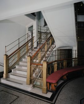 Interior. 1st floor. Main stair