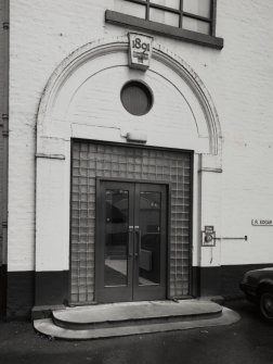Detail of engine house doorway.