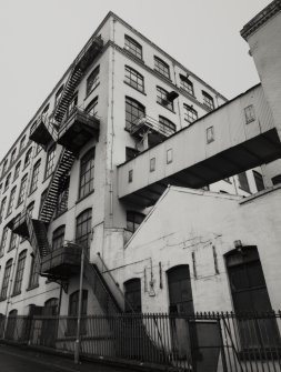 View of mill no.4 fire escape.