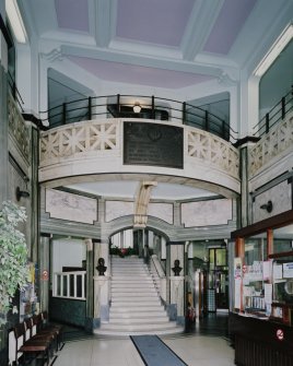 Interior. Ground floor. Foyer. View from S