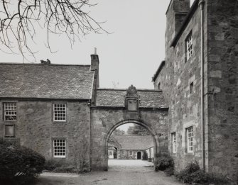 View from S of S range and archway.