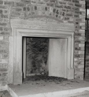 Interior.
Detail of fireplace.