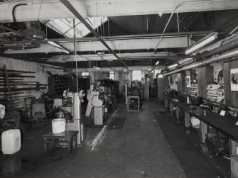 Interior, view of machine shop