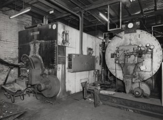 Interior, view of boiler house
