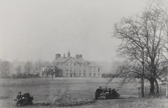 Copy of historic photograph showing general view from SE.