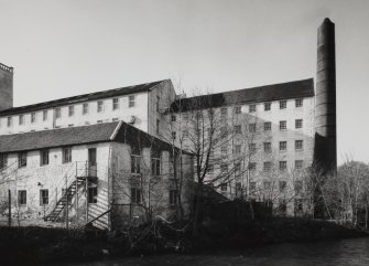 View of the 'Old End' of William Paton's Johnstone Mill, Renfreshire
