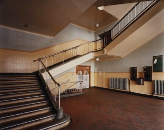 Interior.
View of main stair and entrance hall.