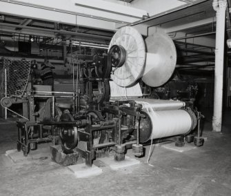 Carpet loom made by A F Craig Ltd of Paisley: general rear view