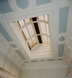 Interior.
View of ceiling of NE staircase.