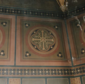 Original apse, wall, decoration, detail