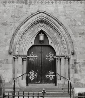 Entrance doorway, detail