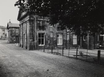 View of N wing from W, Ralston Golf Club House, Paisley.