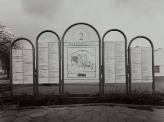 Detail of street directory and map.