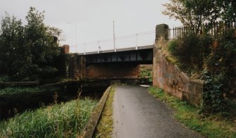 Hungryside Bridge, Forth and Clyde Canal, Lifting Bridge
View from North East