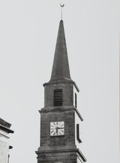 Detail of steeple from N.