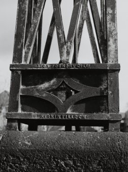Kirkintilloch, Forth and Clyde Canal, Hillhead Bridge
Detail of lamp standard