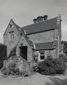 Detail of South end showing entrance