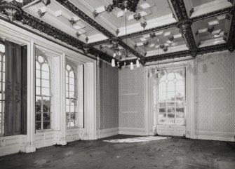 Interior.
View of drawing room on principal floor from NW.